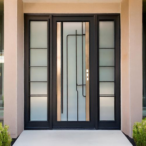Modern Steel Entry Door